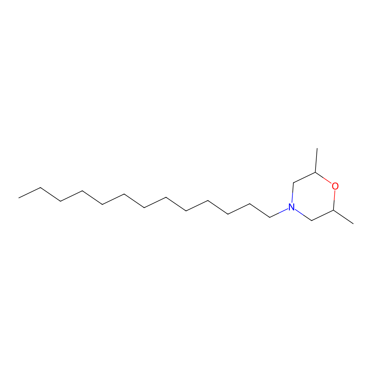 Tridemorph molecular structure, CAS 81412-43-3