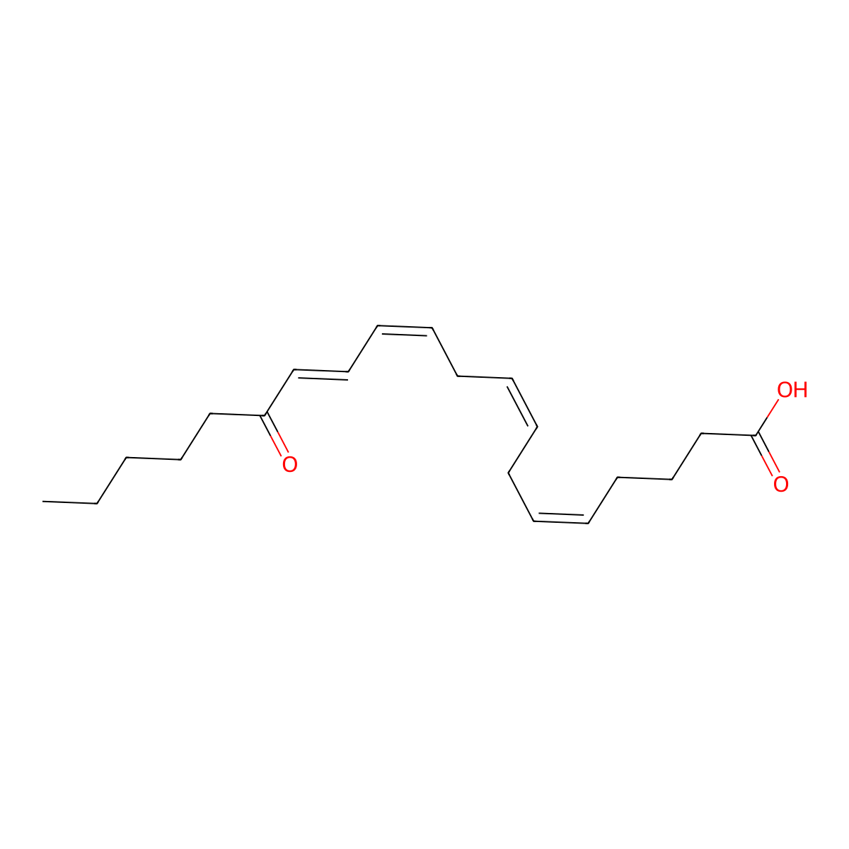 15-oxo-ETE molecular structure, CAS 81416-72-0