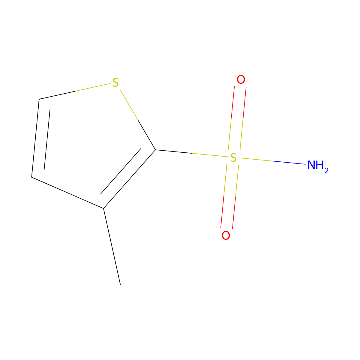 3-Methylthiophene-2-sulfonamide molecular structure, CAS 81417-51-8