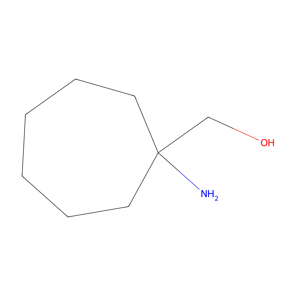 (1-Aminocycloheptyl)methanol molecular structure, CAS 814254-62-1