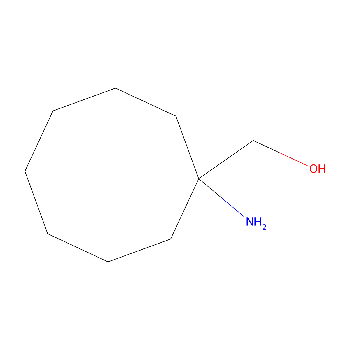 (1-Aminocyclooctyl)methanol molecular structure, CAS 814254-63-2