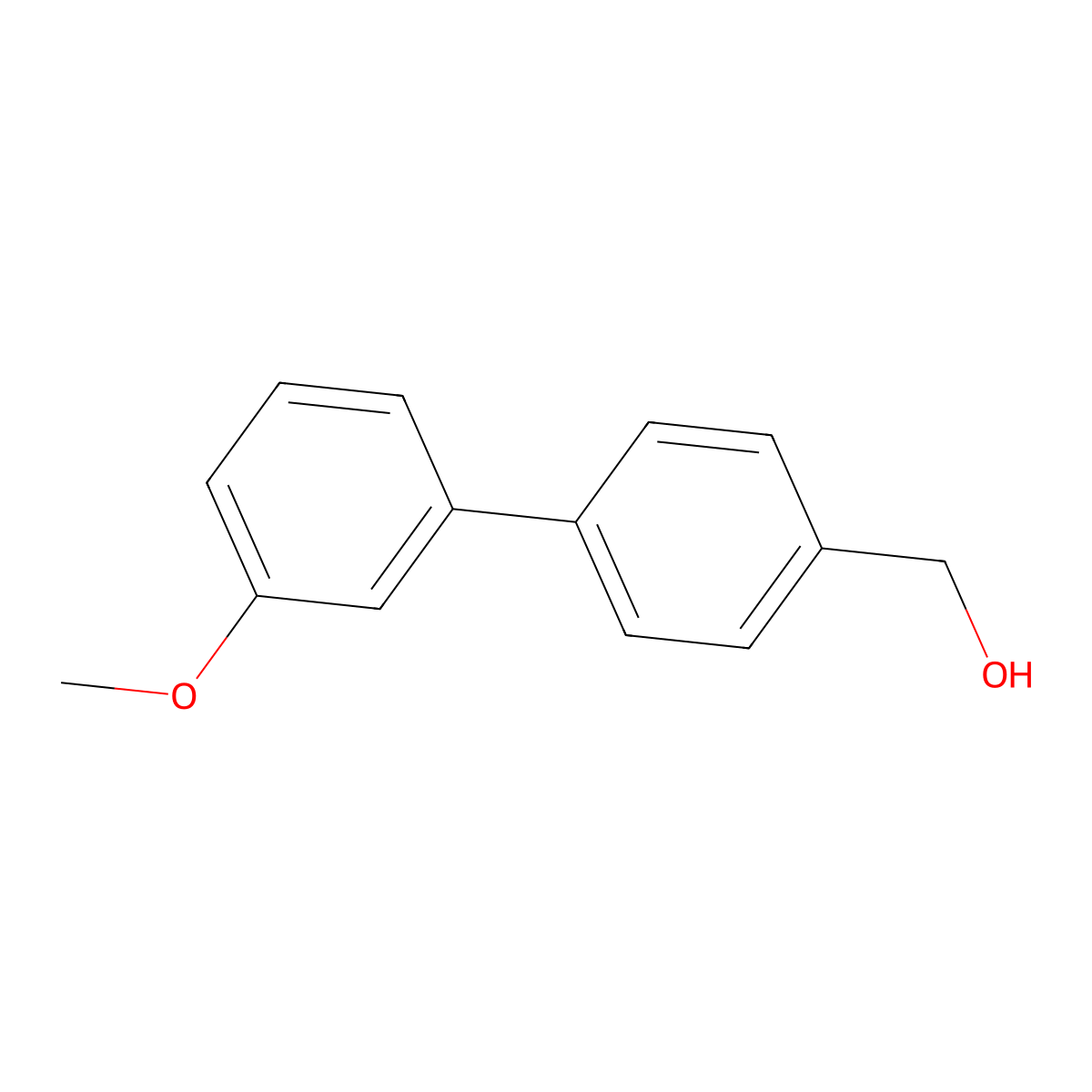 (3'-Methoxy-[1,1'-biphenyl]-4-yl)methanol molecular structure, CAS 81443-45-0
