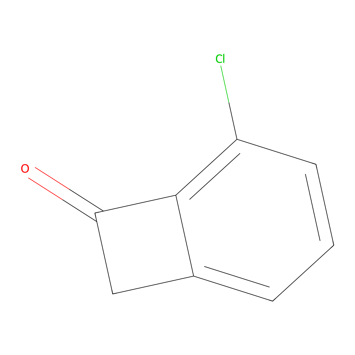 5-Chlorobicyclo(4.2.0)octa-1,3,5-trien-7-one molecular structure, CAS 81447-63-4