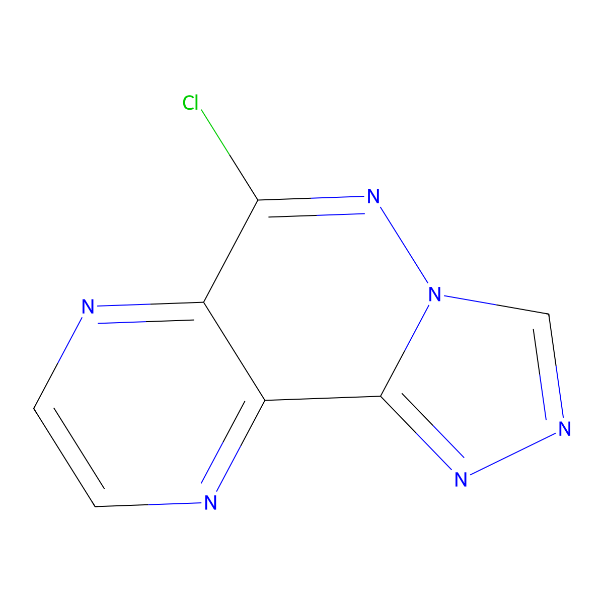 6-Chloropyrazino[2,3-d][1,2,4]triazolo[4,3-b]pyridazine molecular structure, CAS 81450-33-1