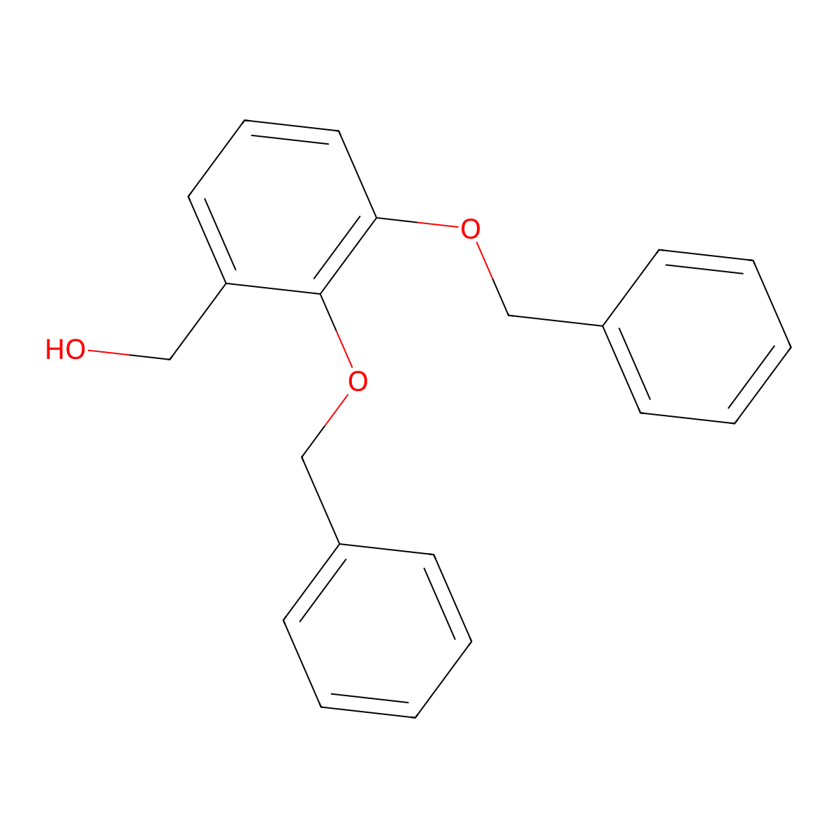 [2,3-Bis(benzyloxy)phenyl]methanol molecular structure, CAS 81464-84-8