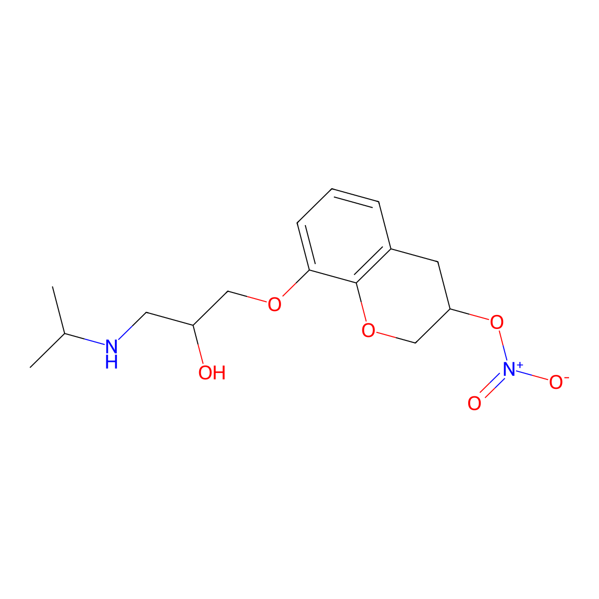 Nipradilol molecular structure, CAS 81486-22-8