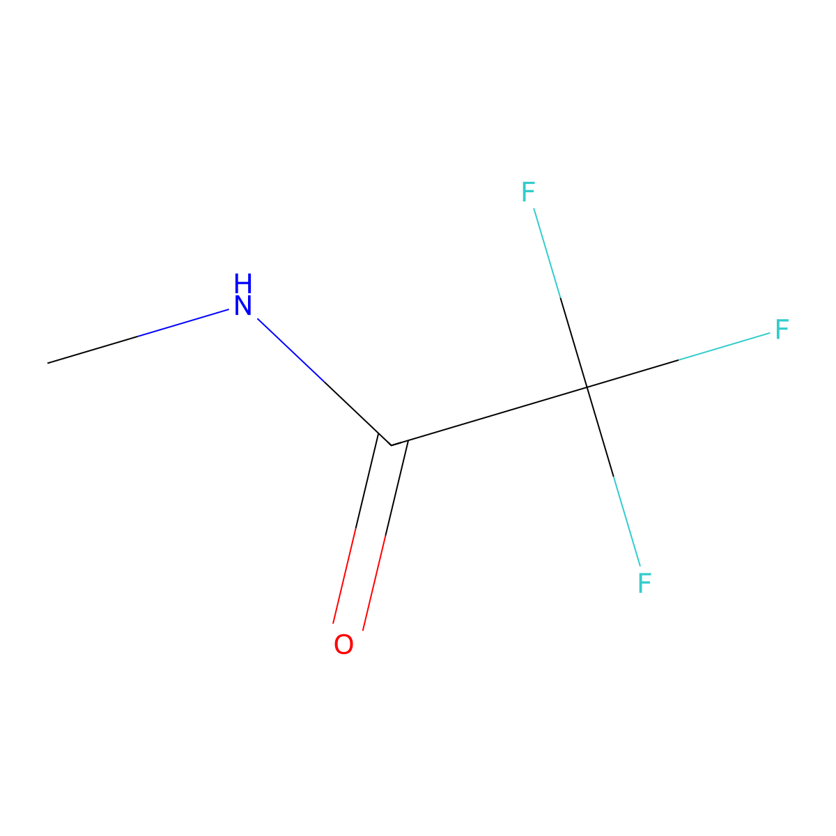 Acetamide, 2,2,2-trifluoro-N-methyl- molecular structure, CAS 815-06-5