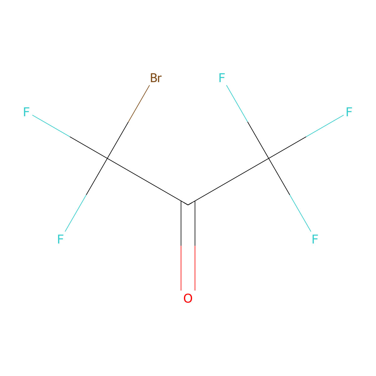 Bromopentafluoroacetone molecular structure, CAS 815-23-6
