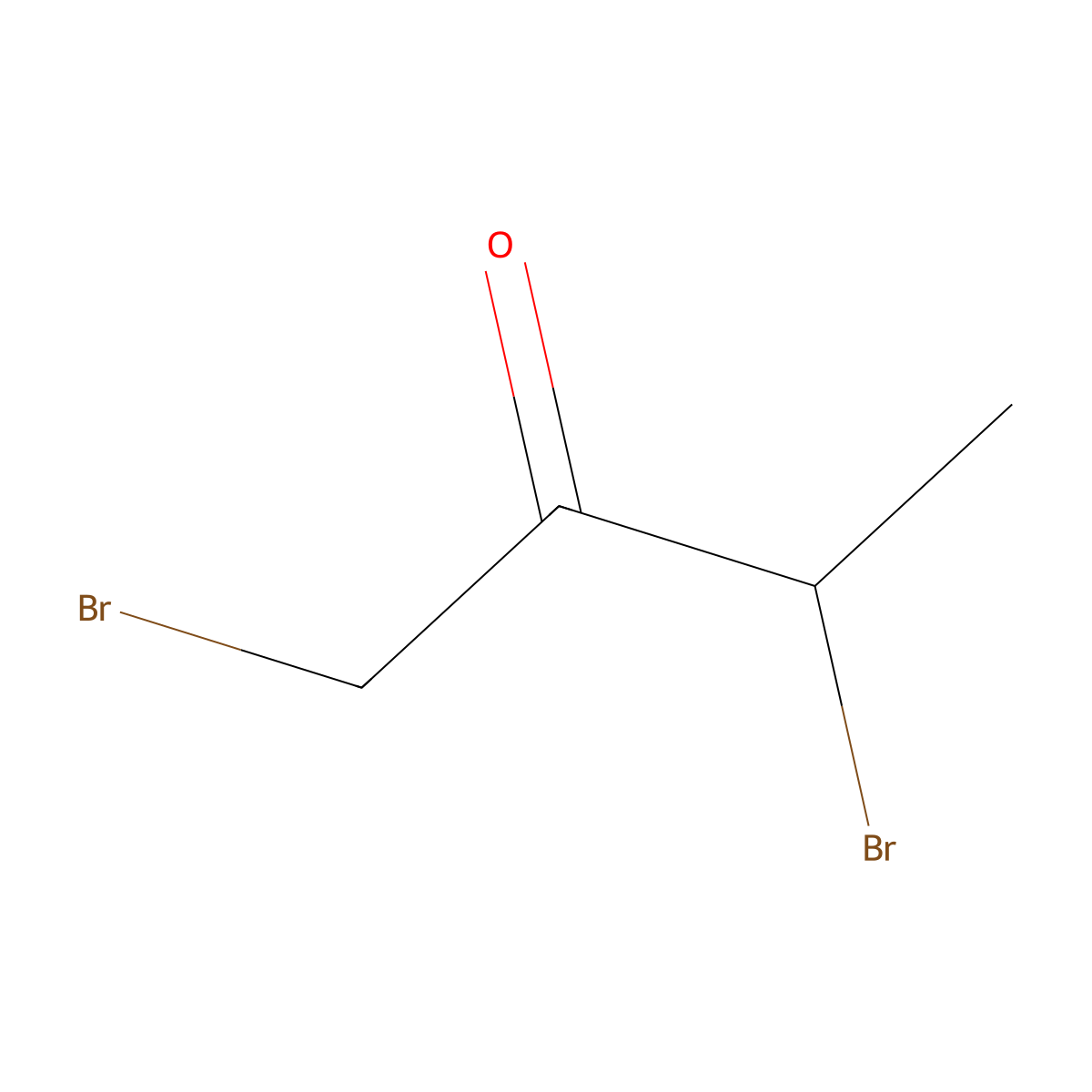 1,3-Dibromobutan-2-one molecular structure, CAS 815-51-0