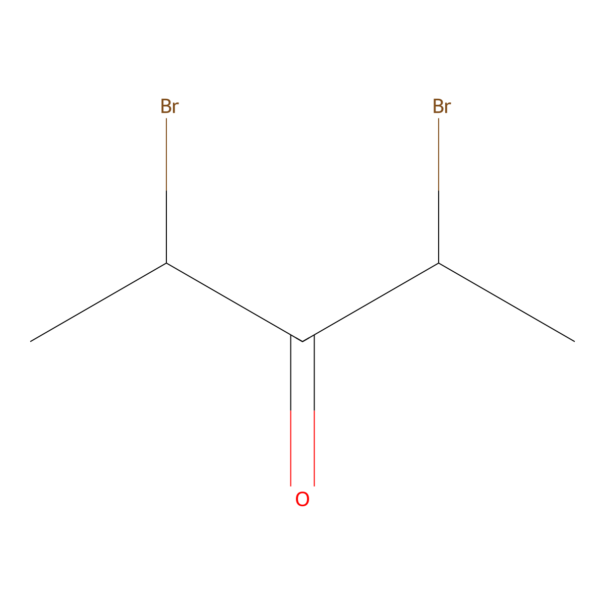 2,4-Dibromo-3-pentanone molecular structure, CAS 815-60-1