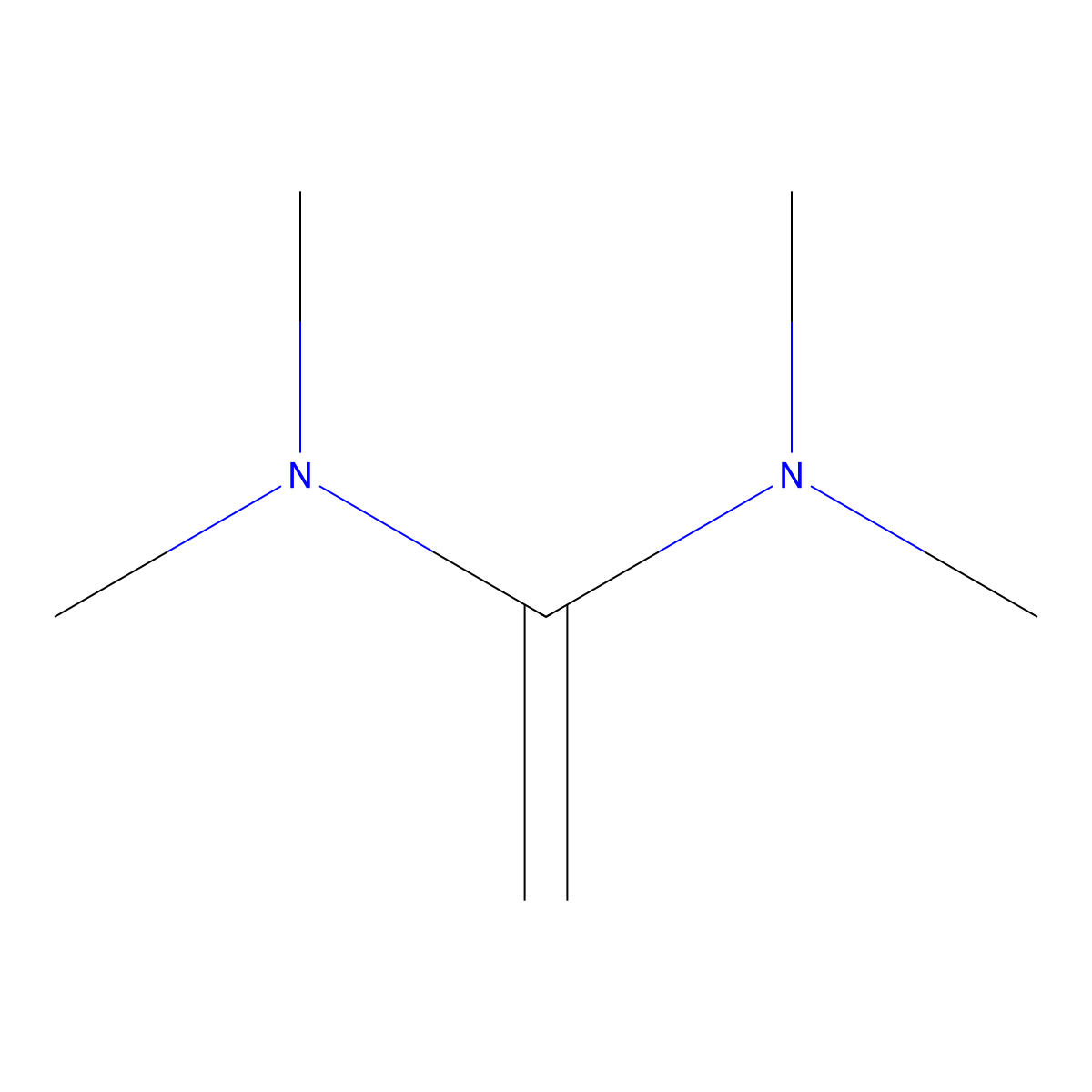 1,1-Ethenediamine, N,N,N',N'-tetramethyl- molecular structure, CAS 815-62-3