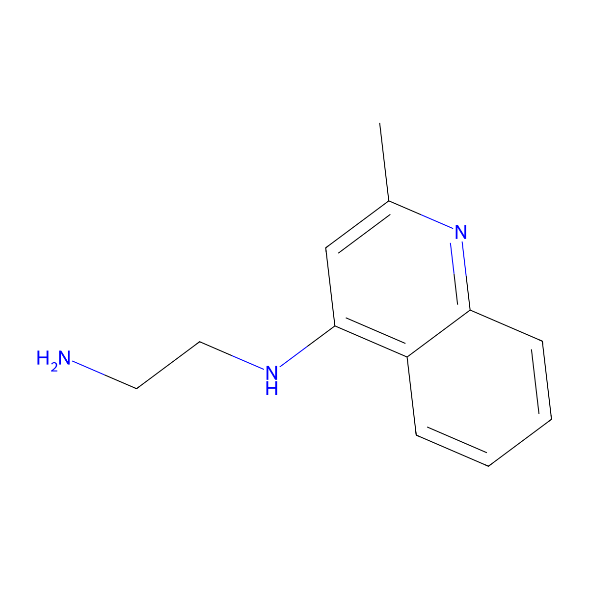 N1-(2-Methylquinolin-4-yl)ethane-1,2-diamine molecular structure, CAS 81528-71-4