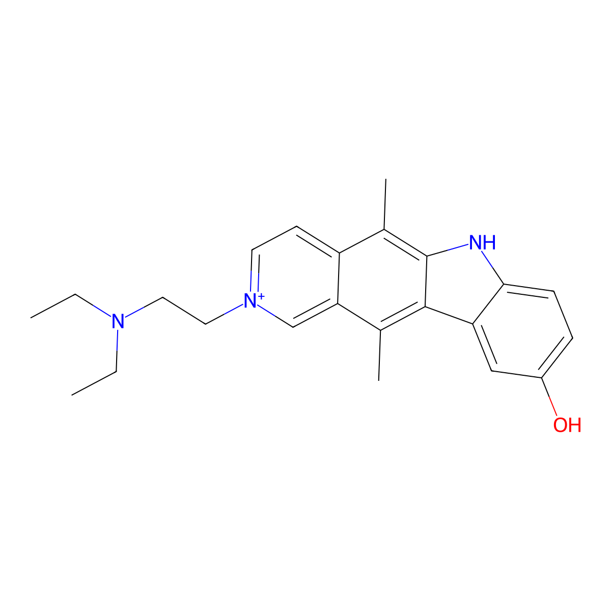 Datelliptium molecular structure, CAS 81531-57-9