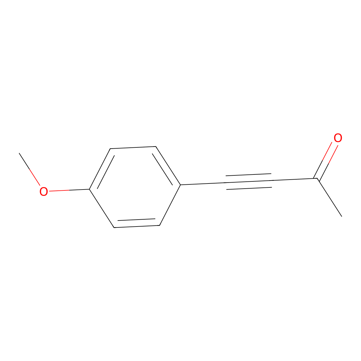 4-(4-Methoxyphenyl)but-3-yn-2-one molecular structure, CAS 81532-80-1