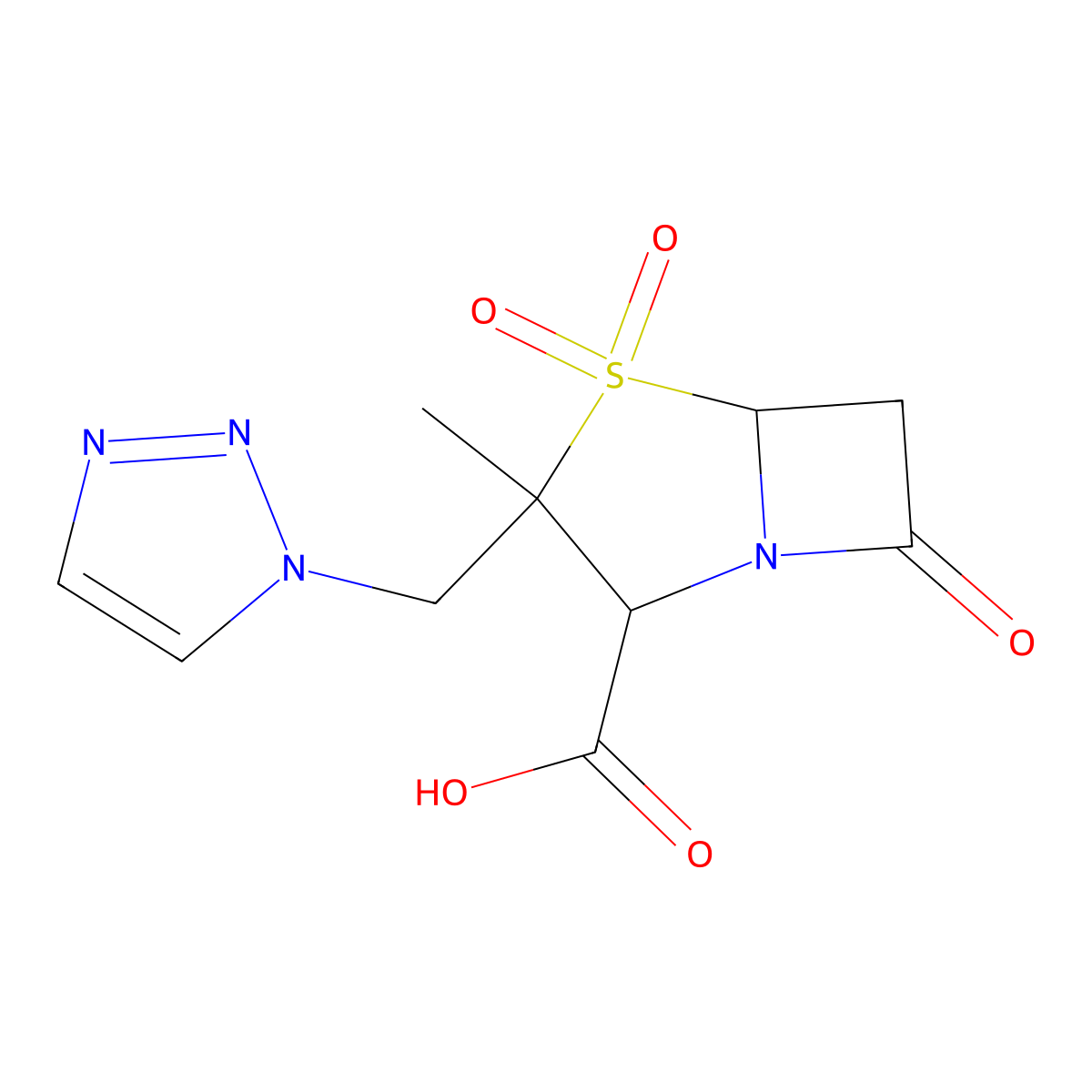 Tazobactam (Free acid) molecular structure, CAS 81546-15-8