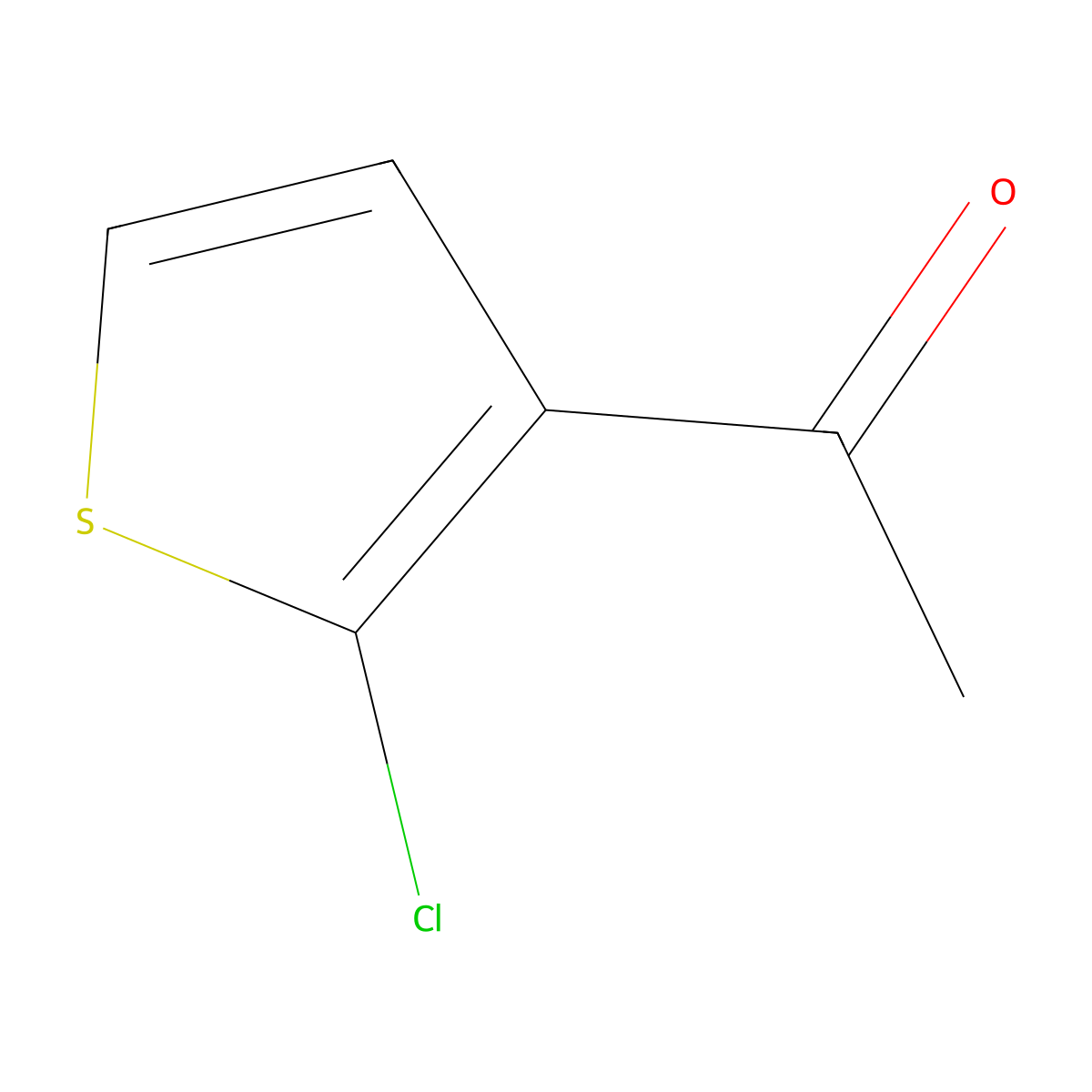 1-(2-Chlorothiophen-3-yl)ethanone molecular structure, CAS 81557-66-6