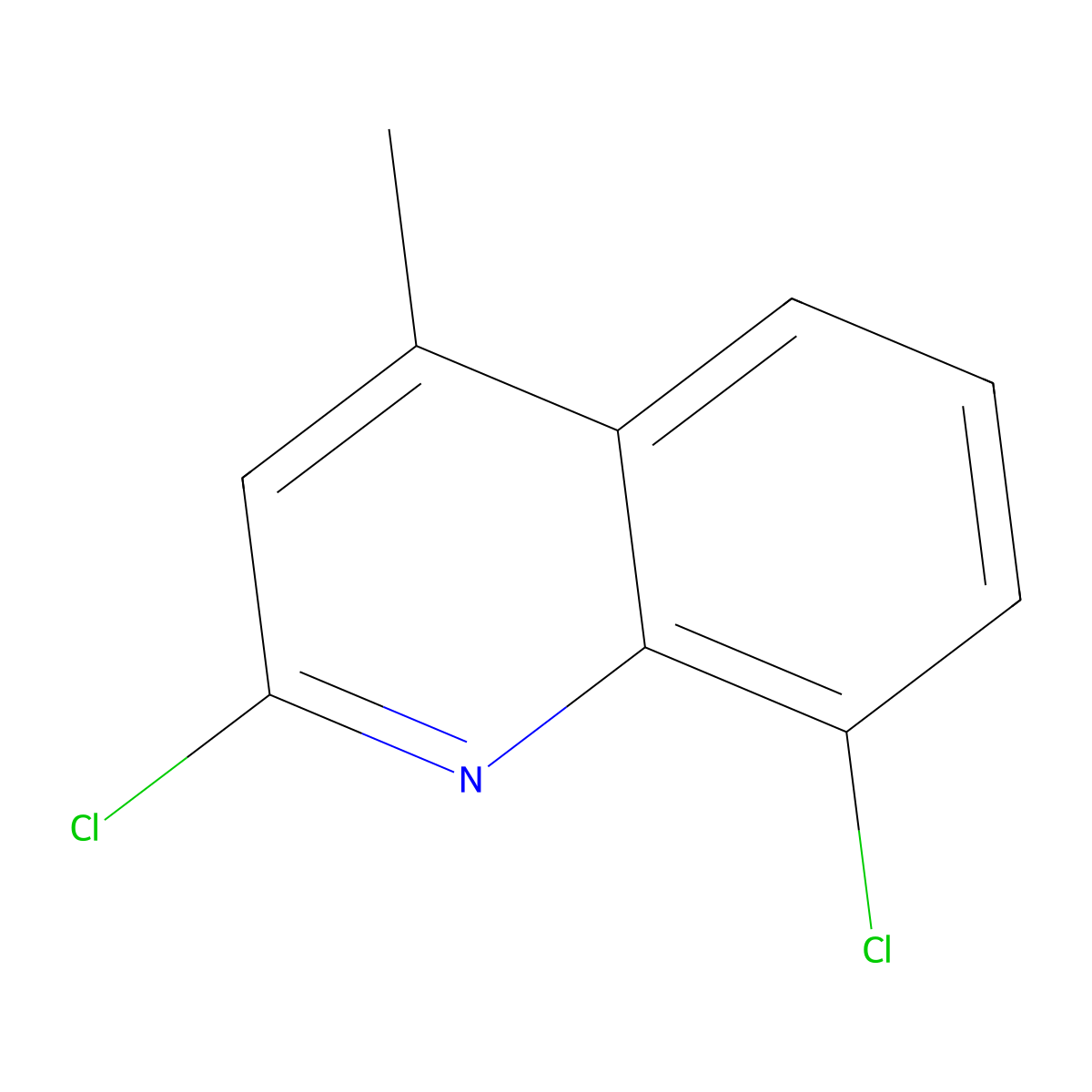 2,8-Dichloro-4-methylquinoline molecular structure, CAS 815583-95-0