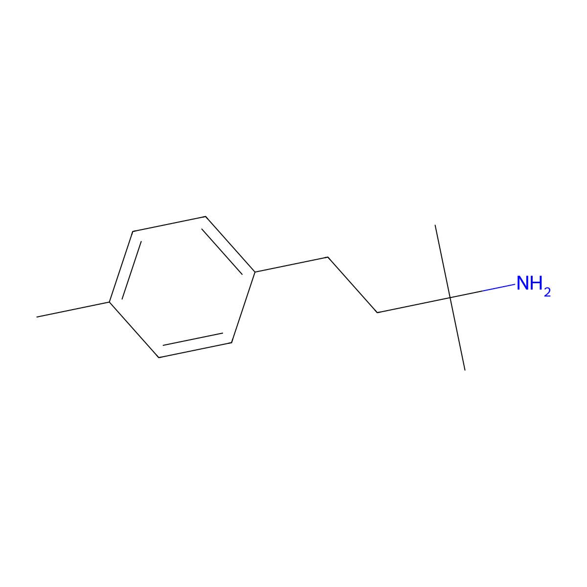 2-Methyl-4-(4-methylphenyl)butan-2-amine molecular structure, CAS 81561-38-8