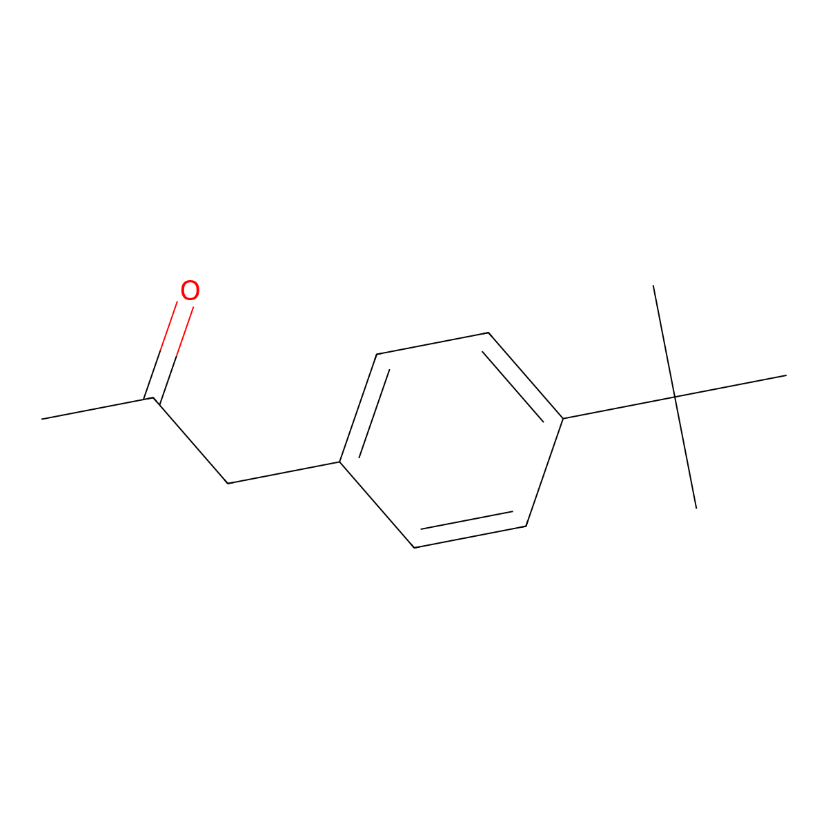 1-(4-tert-Butylphenyl)propan-2-one molecular structure, CAS 81561-77-5