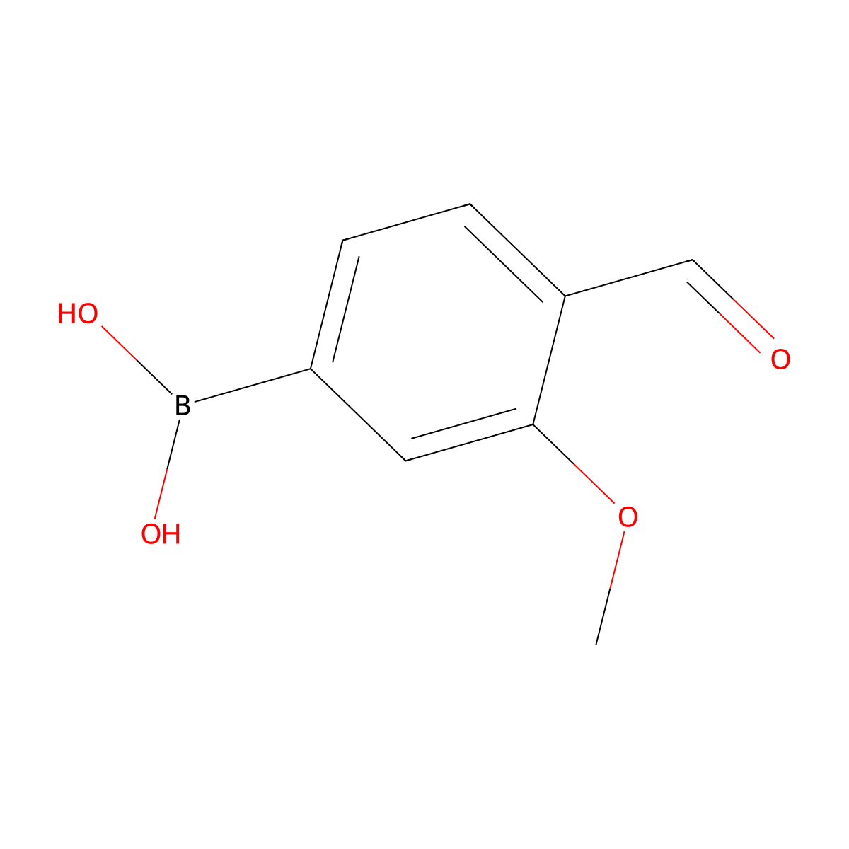 4-Formyl-3-methoxyphenylboronic acid molecular structure, CAS 815620-00-9