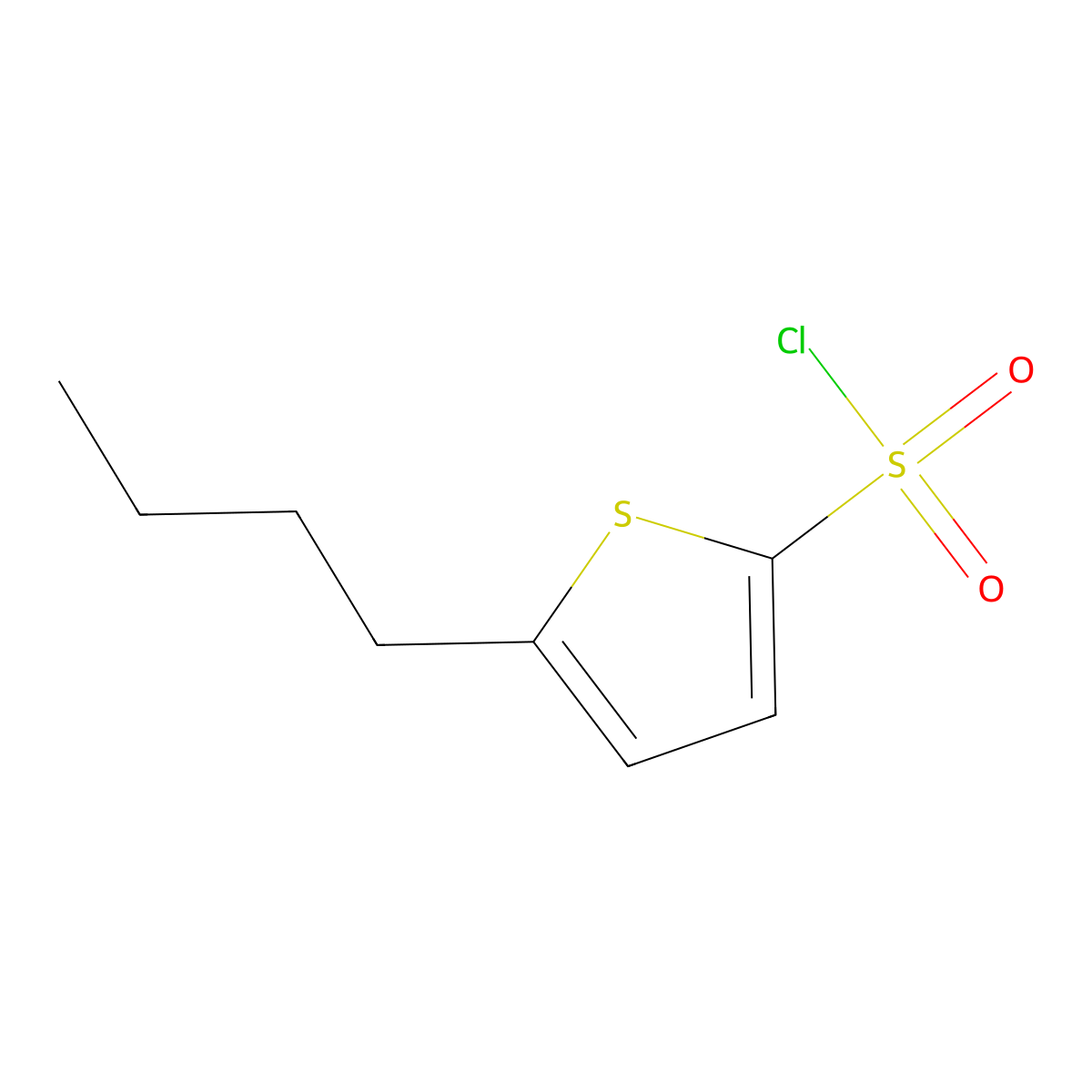 5-Butylthiophene-2-sulfonyl chloride molecular structure, CAS 81566-65-6