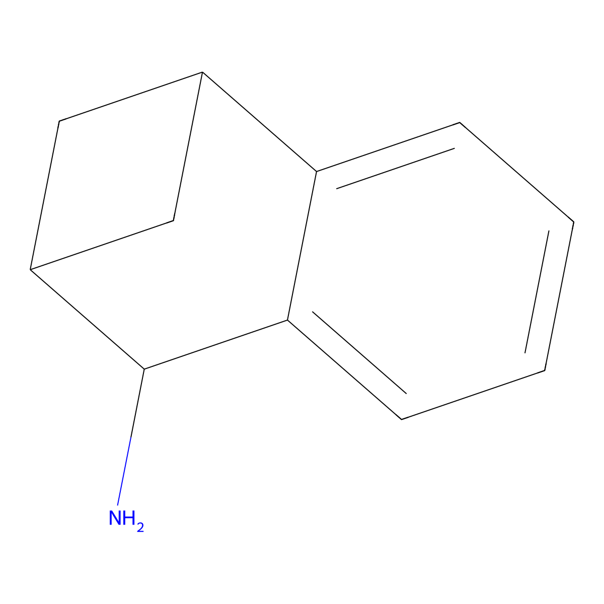 1,2,3,4-Tetrahydro-1,3-methanonaphthalen-4-amine molecular structure, CAS 81569-22-4