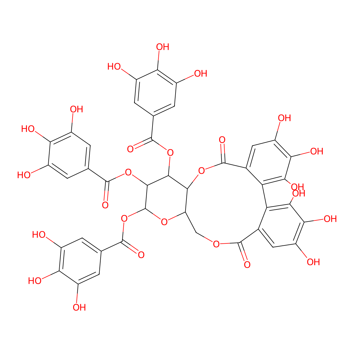 Tellimagrandin Ii molecular structure, CAS 81571-72-4