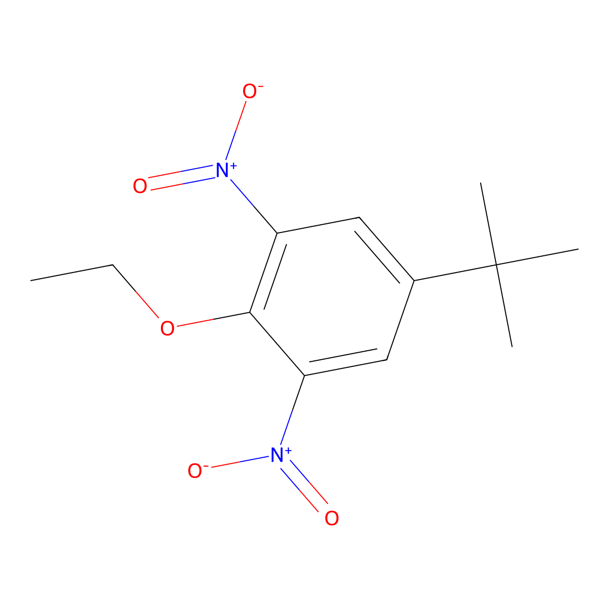 5-Tert-butyl-2-ethoxy-1,3-dinitrobenzene molecular structure, CAS 81578-39-4