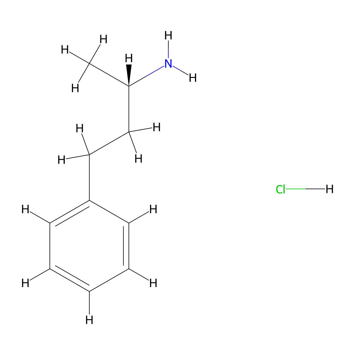 (2S)-4-phenylbutan-2-amine hydrochloride molecular structure, CAS 81580-34-9