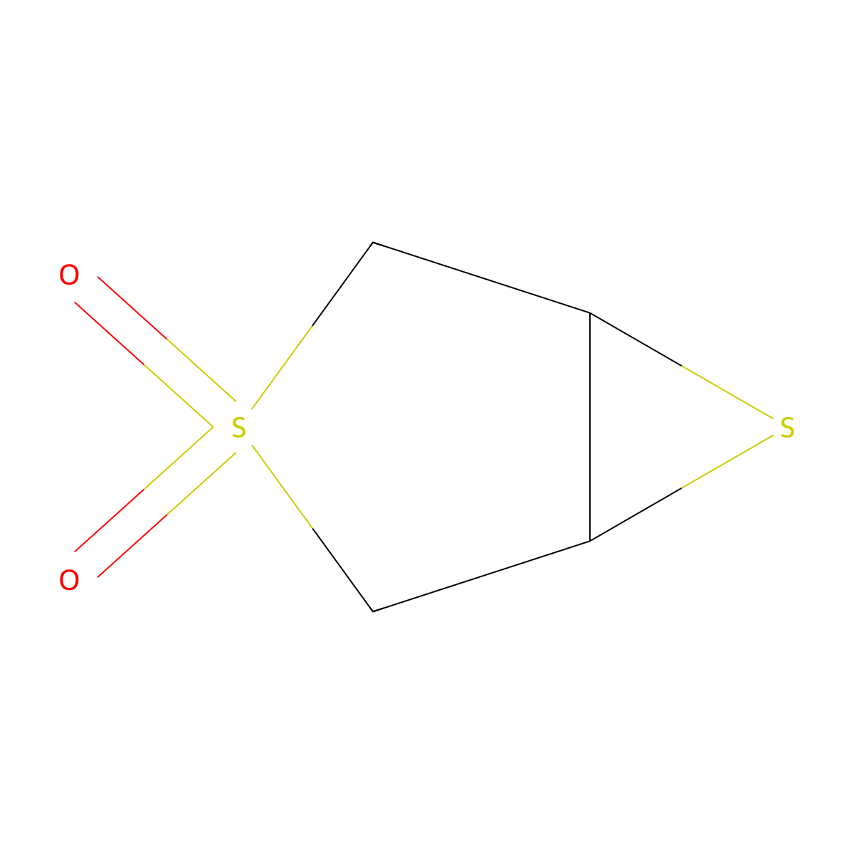 3,6-Dithiabicyclo[3.1.0]hexane 3,3-dioxide molecular structure, CAS 81591-82-4