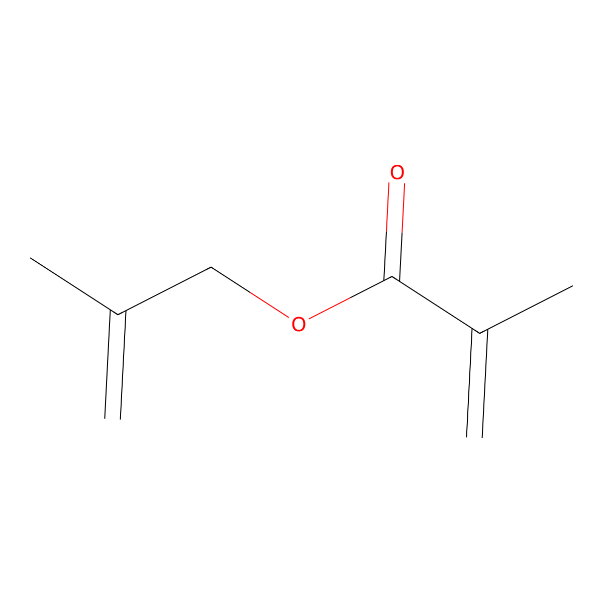 Methallyl methacrylate molecular structure, CAS 816-74-0