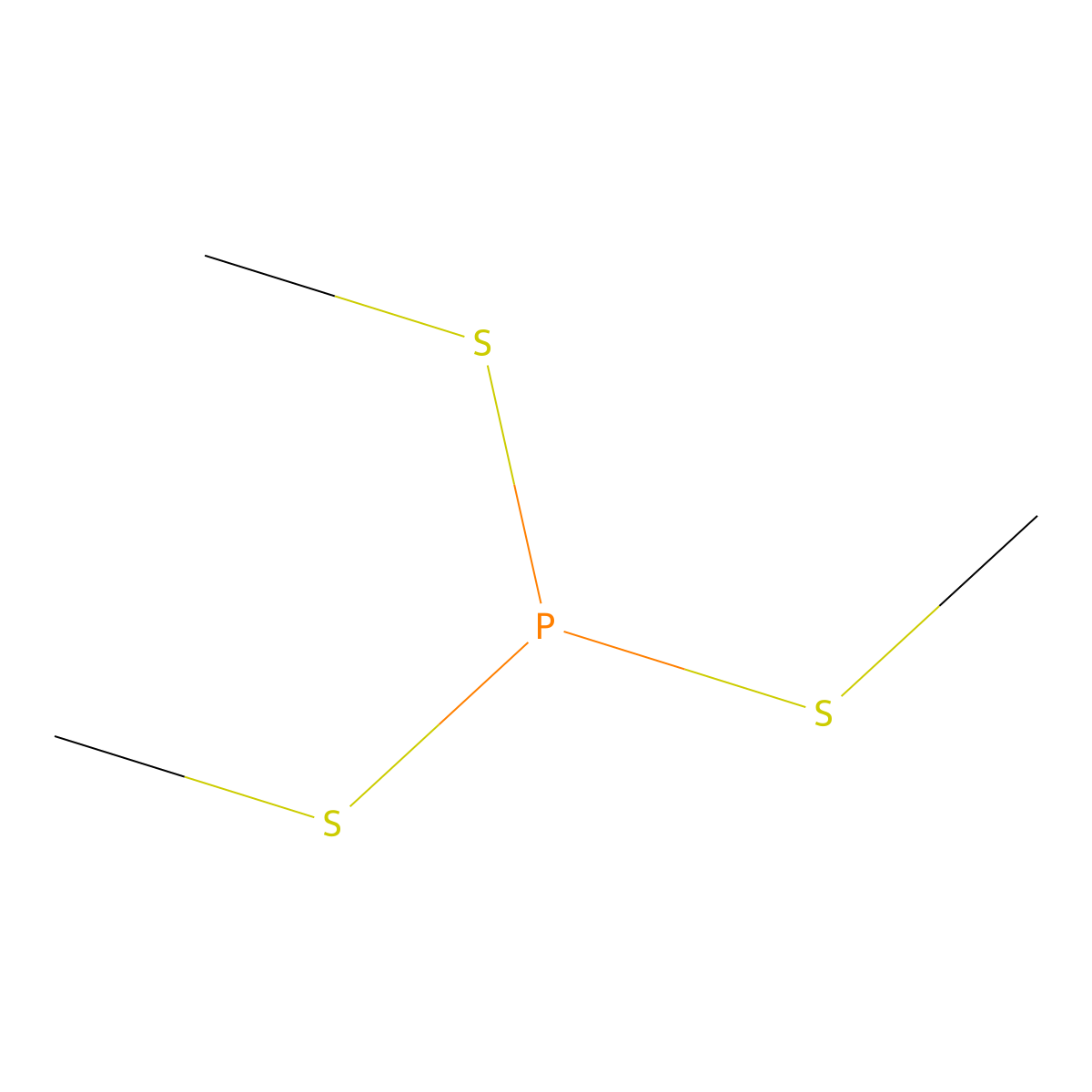 Trimethyl trithiophosphite molecular structure, CAS 816-80-8