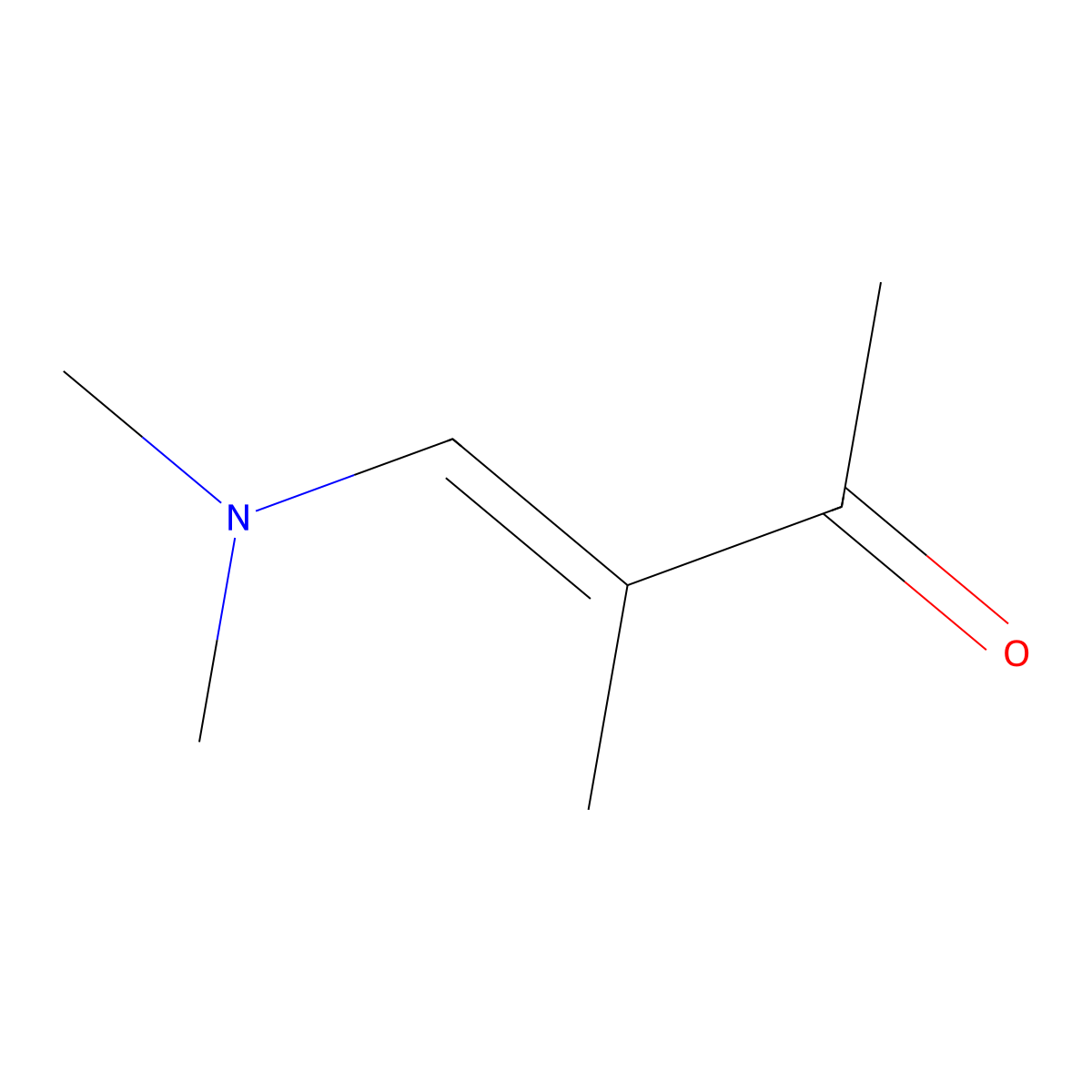 4-(Dimethylamino)-3-methylbut-3-en-2-one molecular structure, CAS 81609-26-9