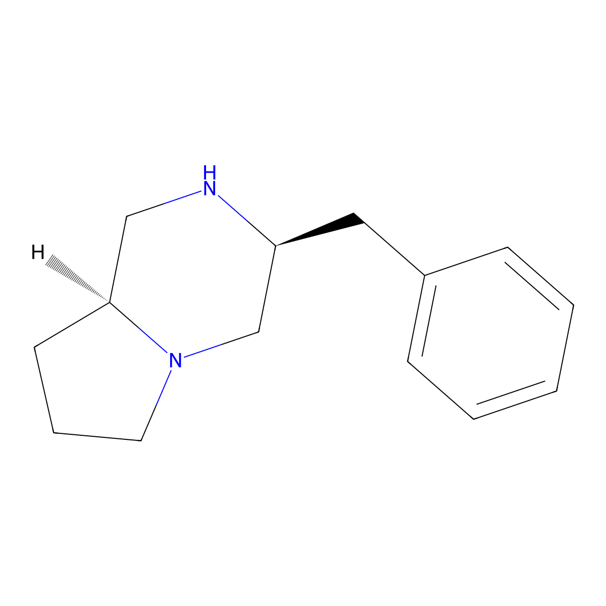 (3S,6S)-3-Benzyl-1,4-diazabicyclo[4.3.0]nonane molecular structure, CAS 816429-58-0