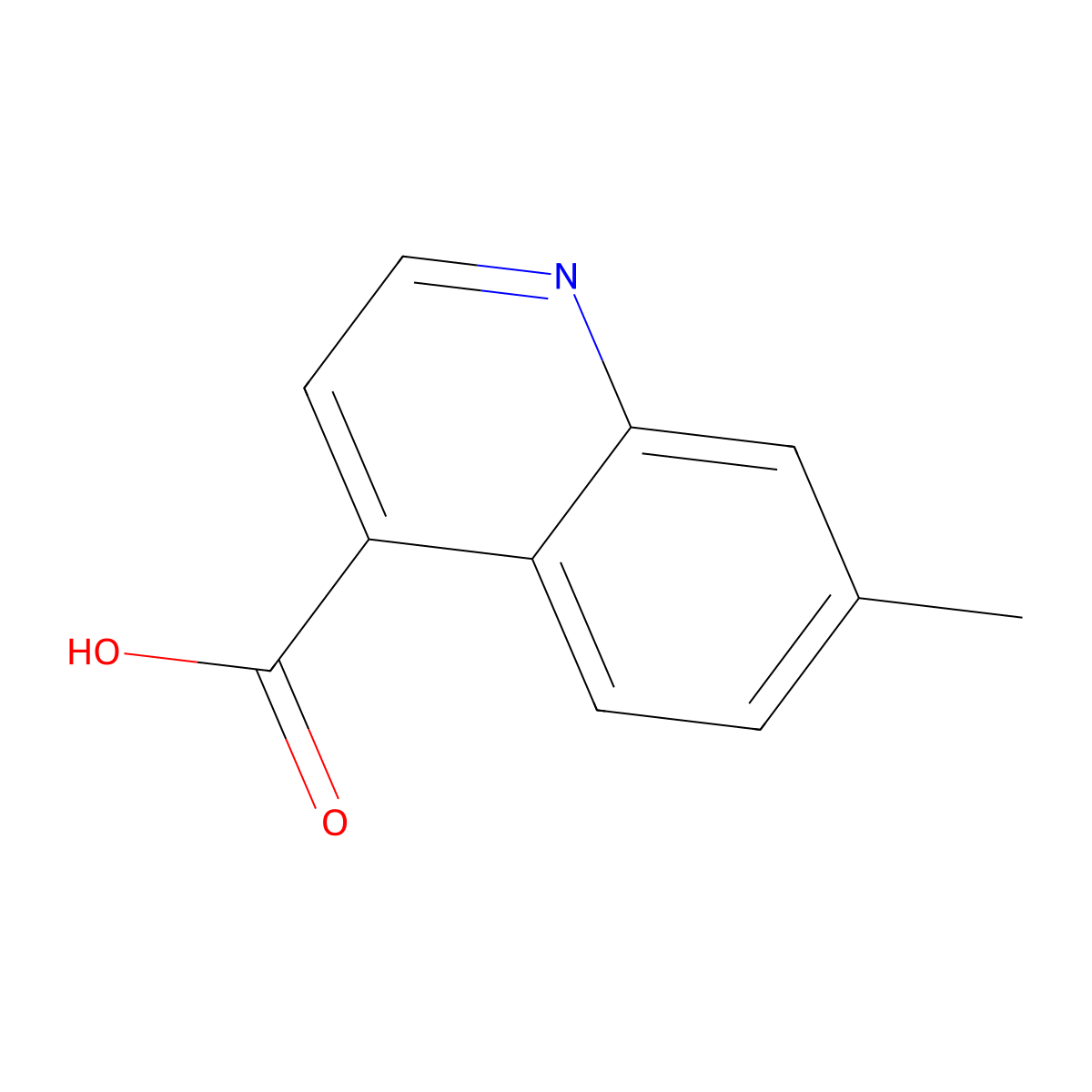 7-Methylquinoline-4-carboxylic acid molecular structure, CAS 816448-99-4