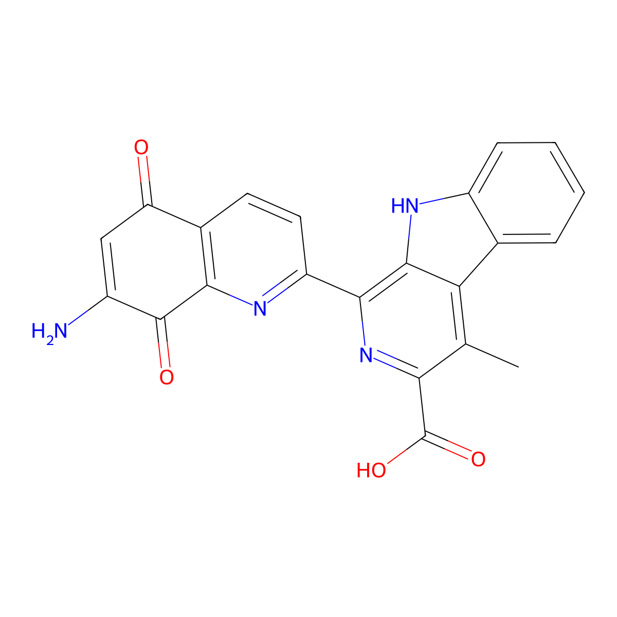 Lavendamycin molecular structure, CAS 81645-09-2