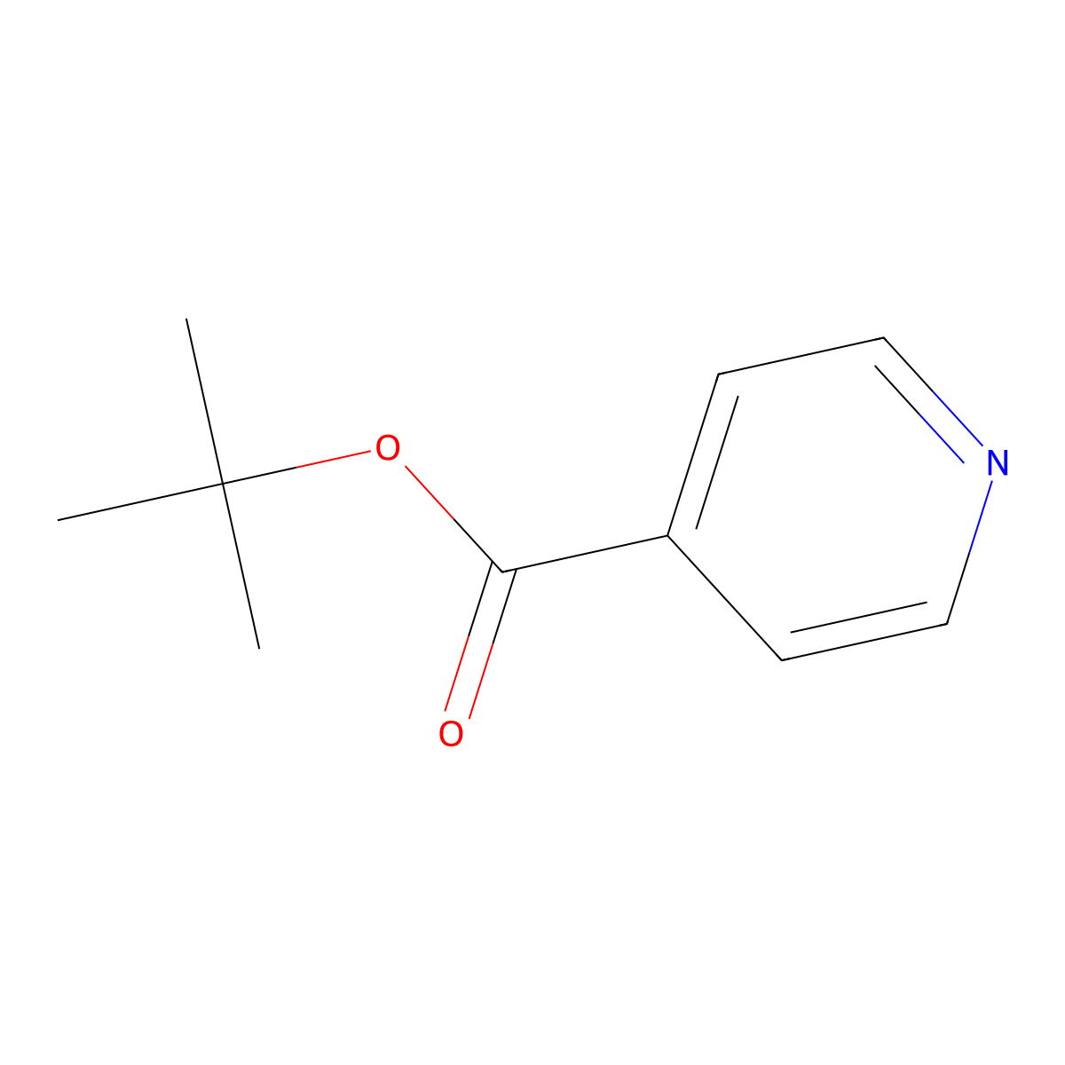 tert-Butyl isonicotinate molecular structure, CAS 81660-73-3