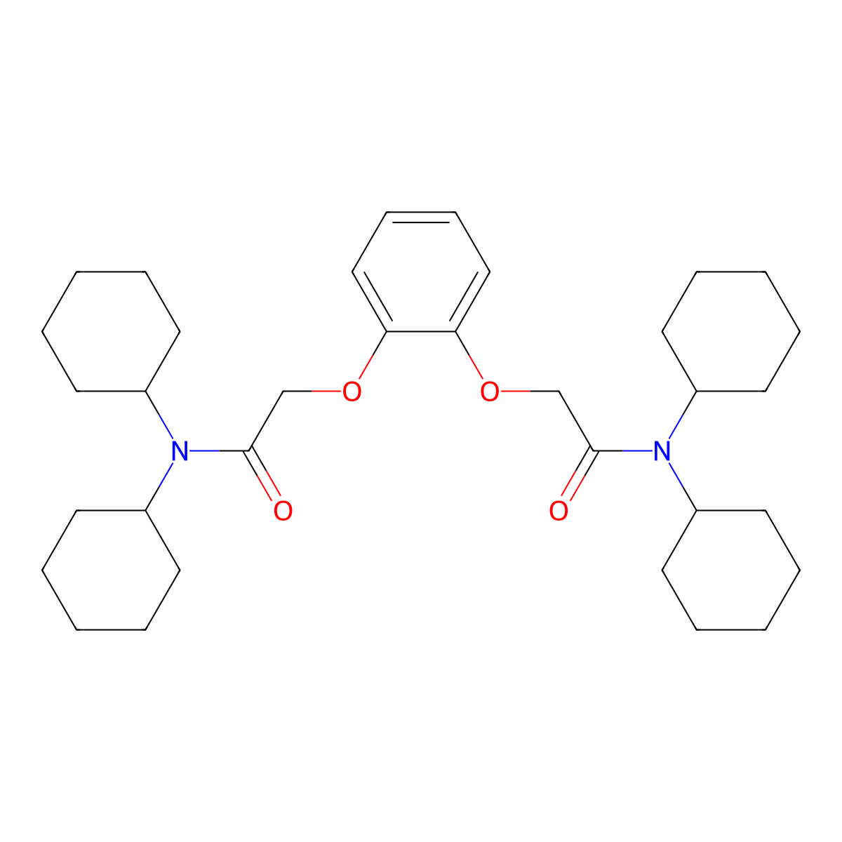 Sodium ionophore III molecular structure, CAS 81686-22-8