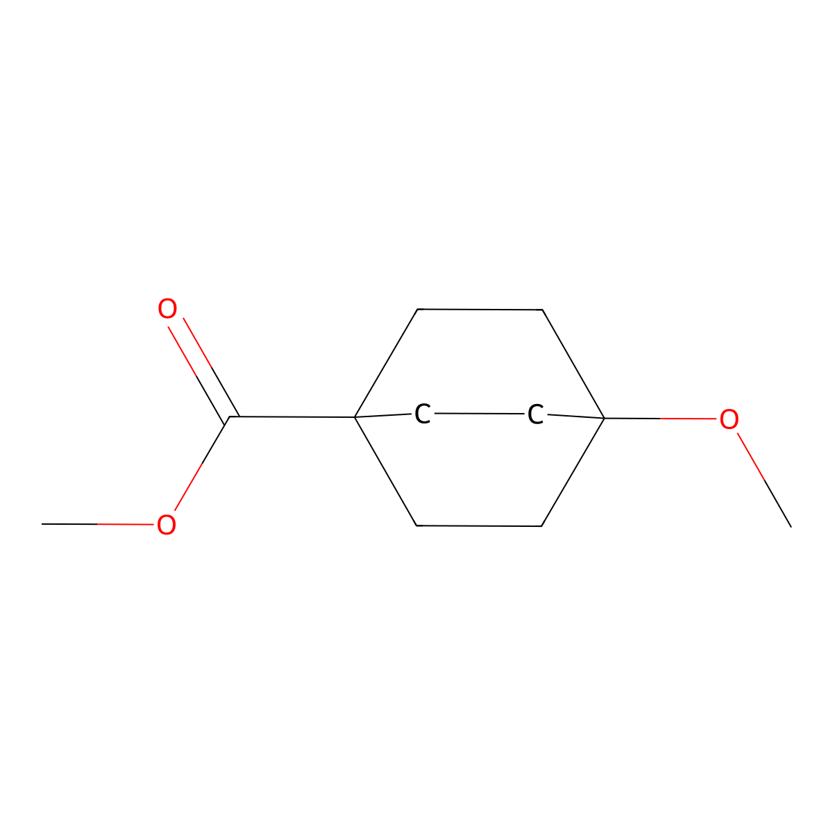 Methyl 4-methoxybicyclo[2.2.2]octane-1-carboxylate molecular structure, CAS 81687-90-3