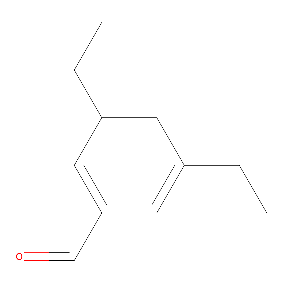 3,5-Diethylbenzaldehyde molecular structure, CAS 81698-95-5