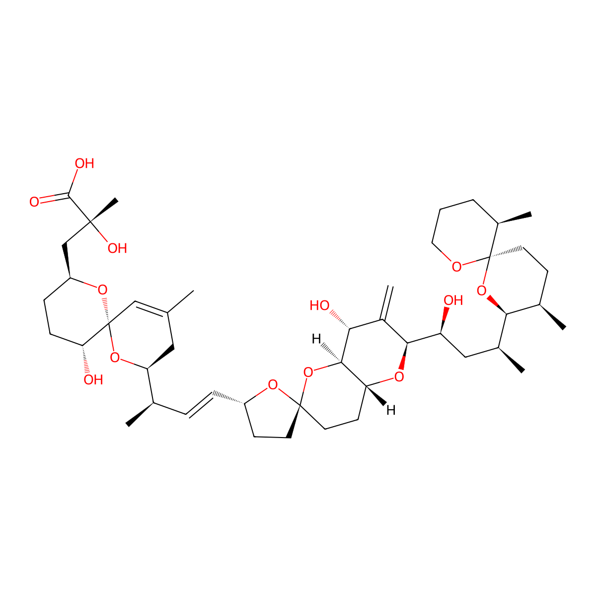 Dinophysistoxin 1 molecular structure, CAS 81720-10-7