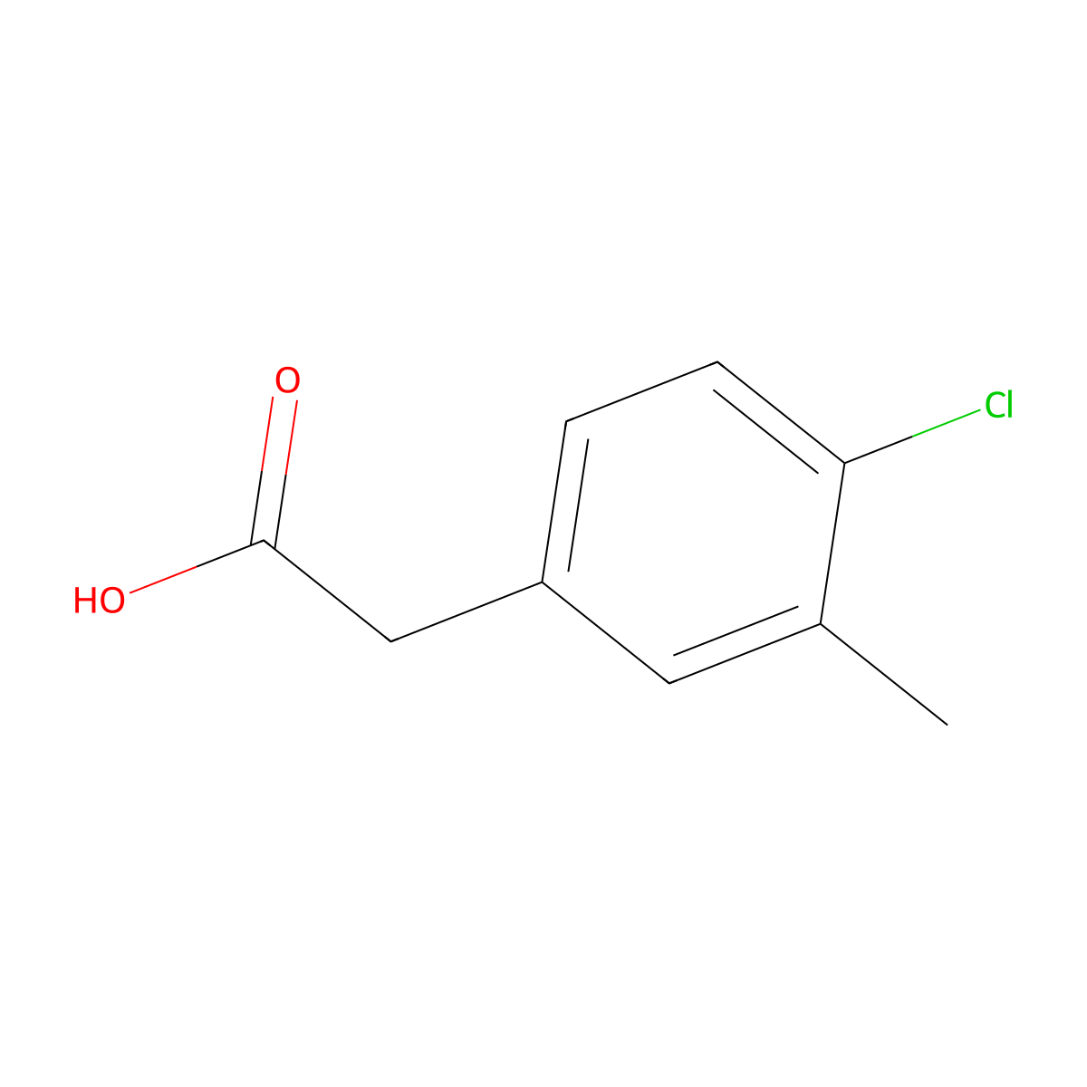 2-(4-Chloro-3-methylphenyl)acetic acid molecular structure, CAS 81720-78-7