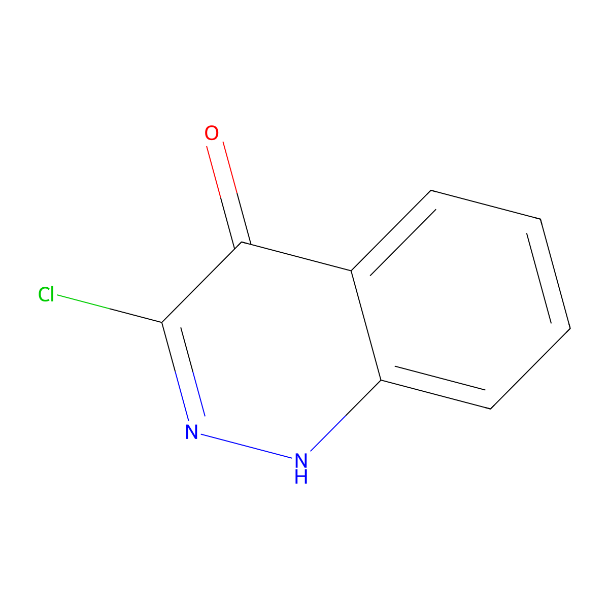 3-chlorocinnolin-4(1H)-one molecular structure, CAS 817209-39-5