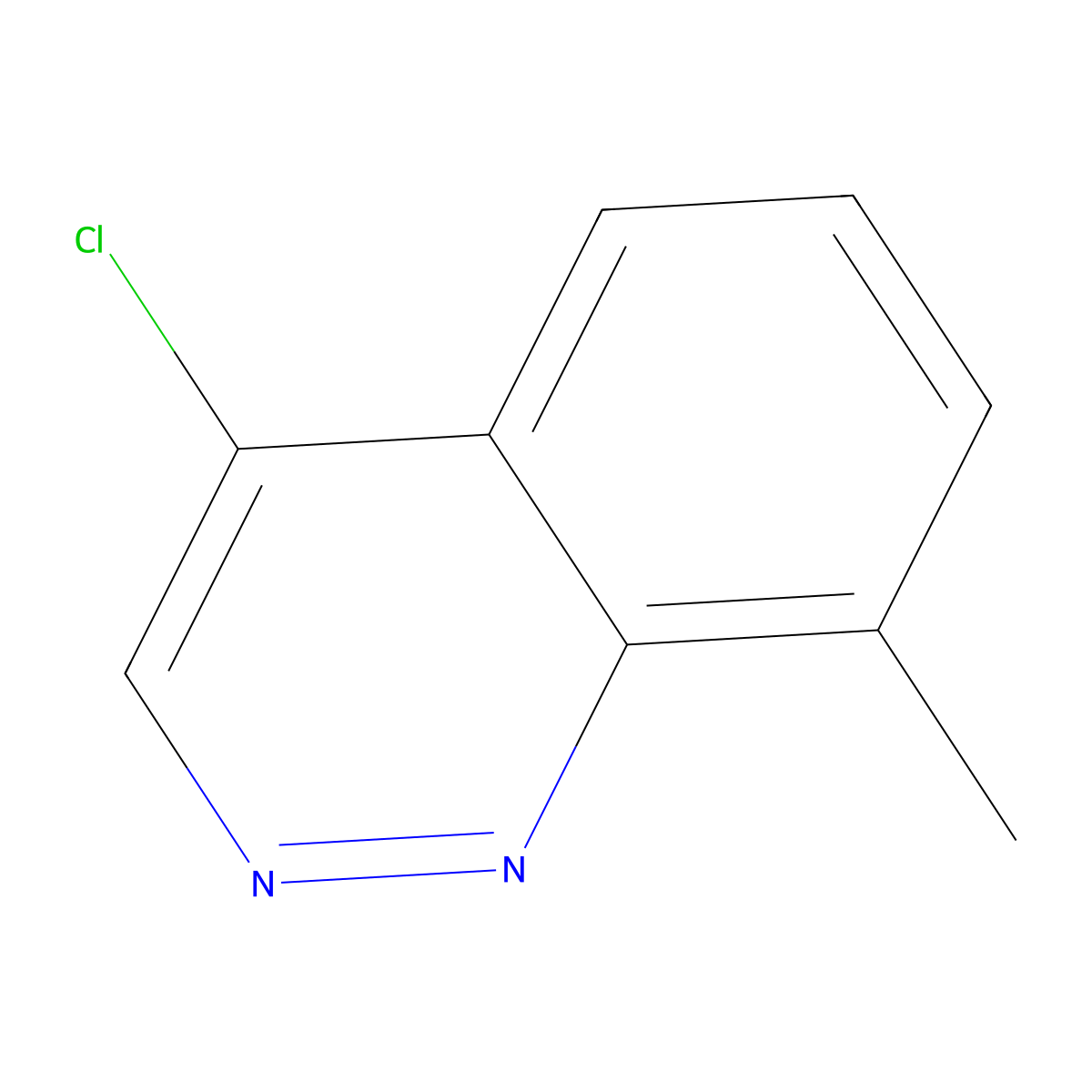 4-Chloro-8-methylcinnoline molecular structure, CAS 817209-42-0