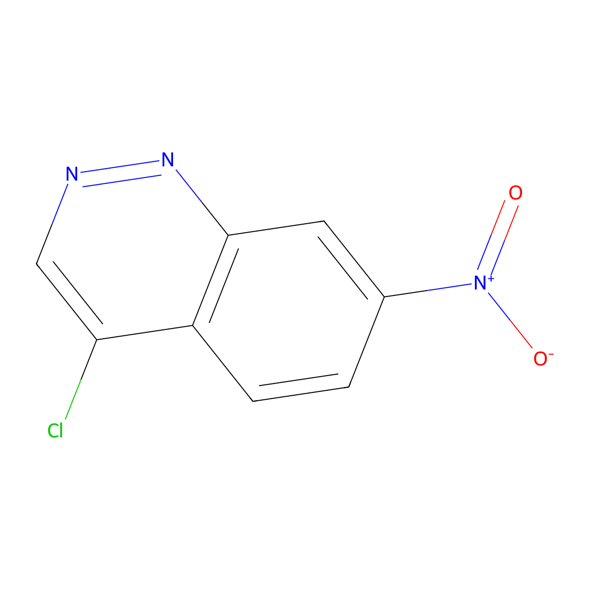 4-Chloro-7-nitrocinnoline molecular structure, CAS 817209-46-4