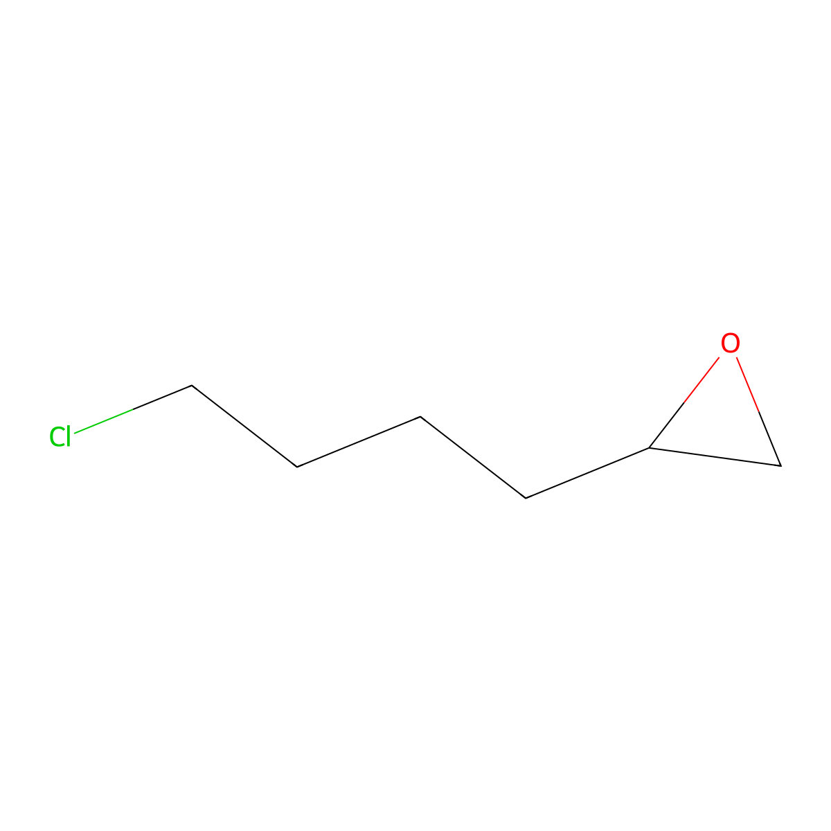 2-(4-Chlorobutyl)oxirane molecular structure, CAS 81724-56-3