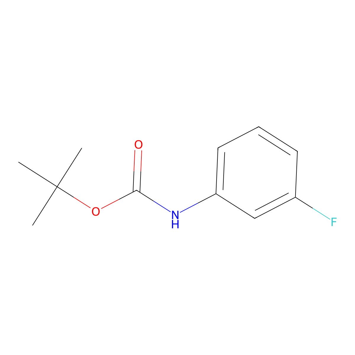1-N-Boc-3-Fluoroaniline molecular structure, CAS 81740-18-3