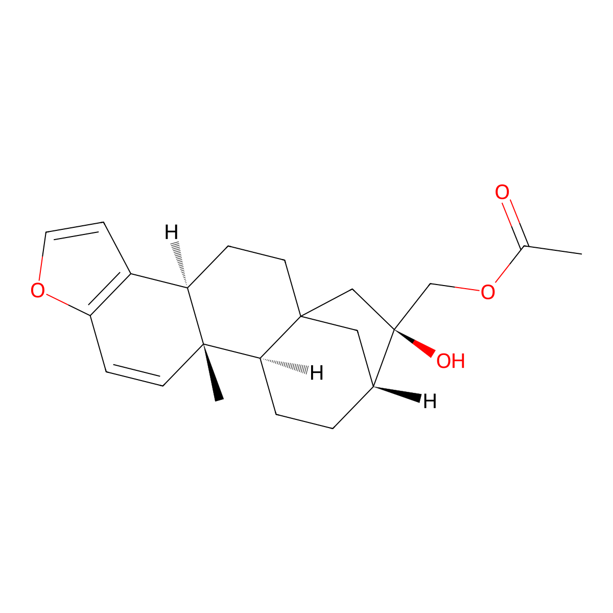Kahweol Acetate molecular structure, CAS 81760-47-6