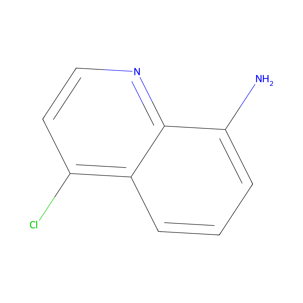 4-Chloroquinolin-8-amine molecular structure, CAS 81764-16-1