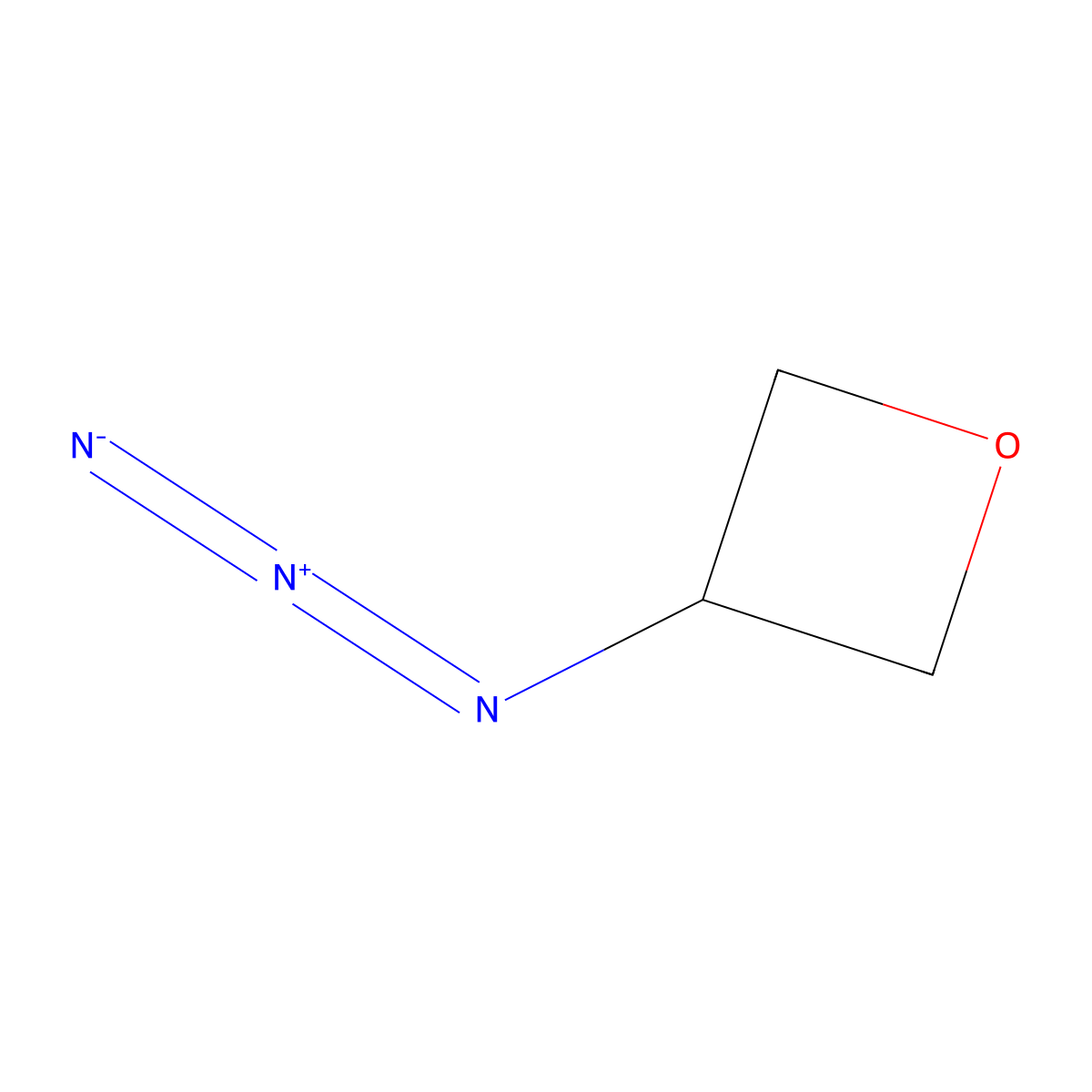 3-Azidooxetane molecular structure, CAS 81764-67-2